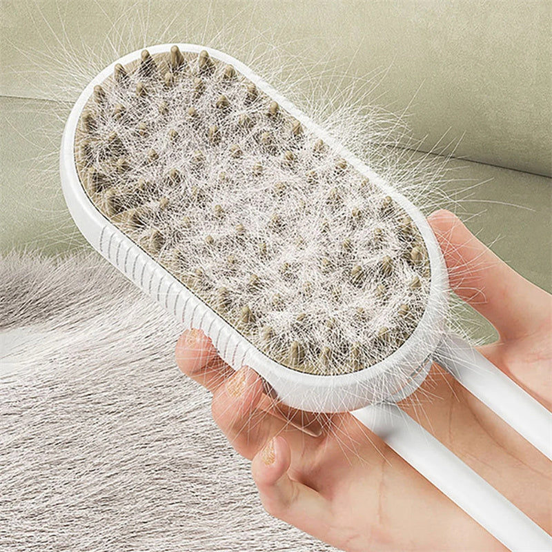 Steam Dog & Cat Brush – Easy Hair Removal