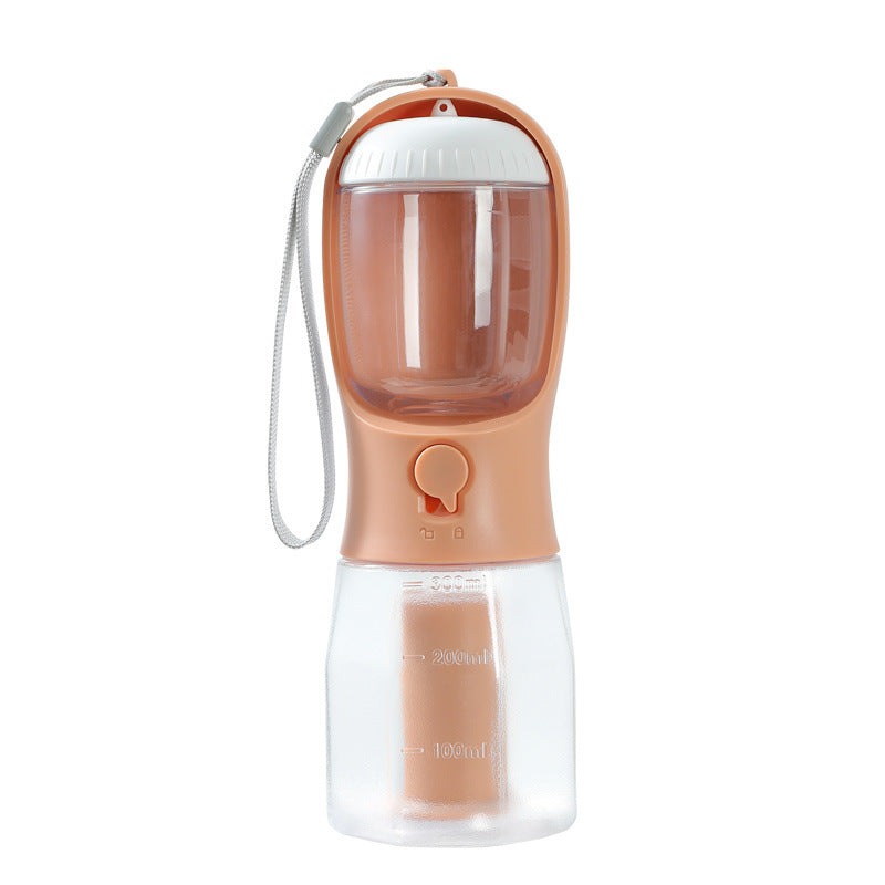 3-in-1 Pet Bottle – Water, Food & Waste Bags