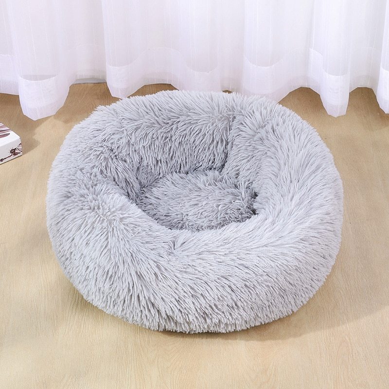 Ultra-Soft Plush Pet Bed – Washable & Cozy Sleep