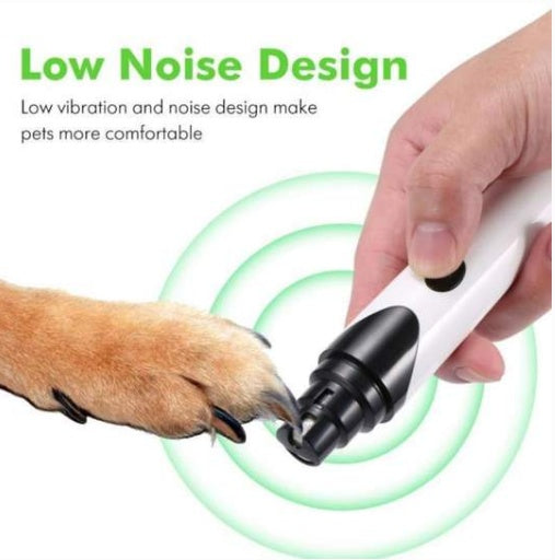 Electric Pet Nail Grinder – Quiet & Painless Trimming