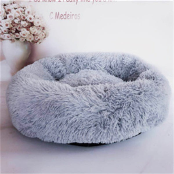 Fluffy Pet Bed – Warm, Soft & Non-Slip Comfort
