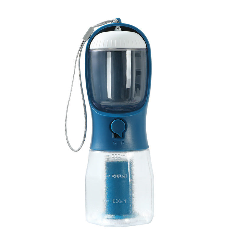 3-in-1 Pet Bottle – Water, Food & Waste Bags
