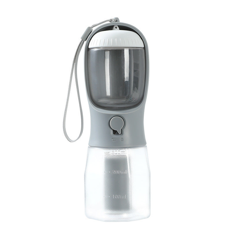 3-in-1 Pet Bottle – Water, Food & Waste Bags