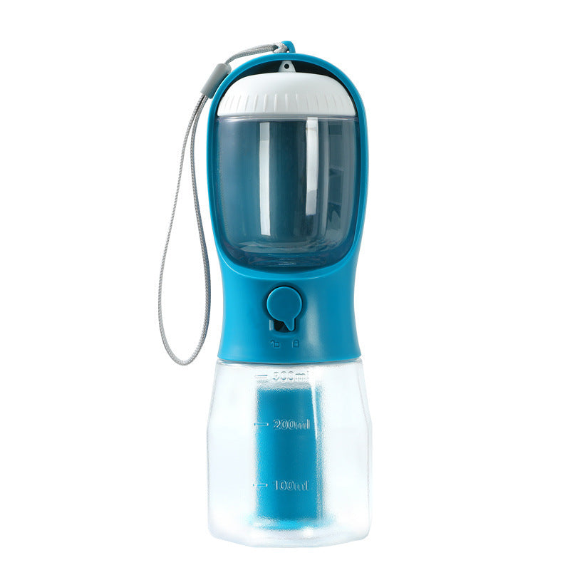 3-in-1 Pet Bottle – Water, Food & Waste Bags