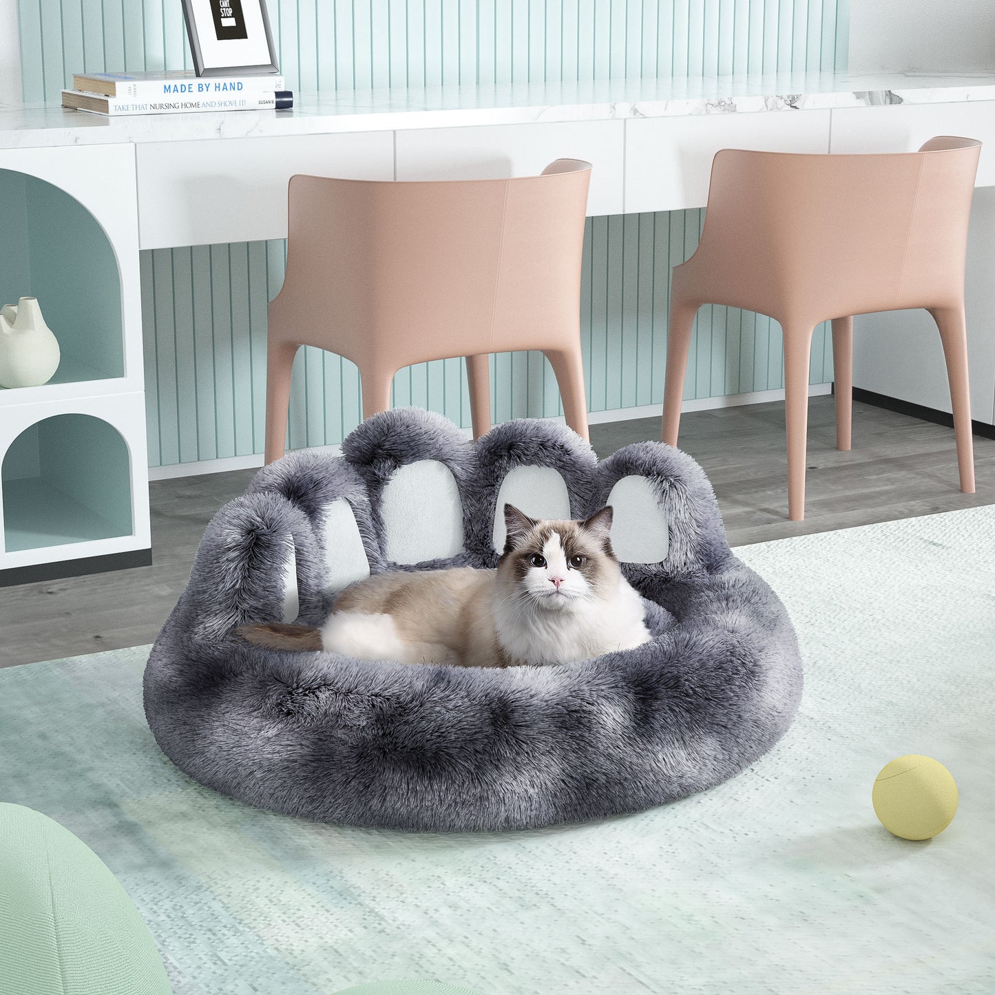 Bear Paw Pet Bed – Cozy, Cute & Plush Comfort