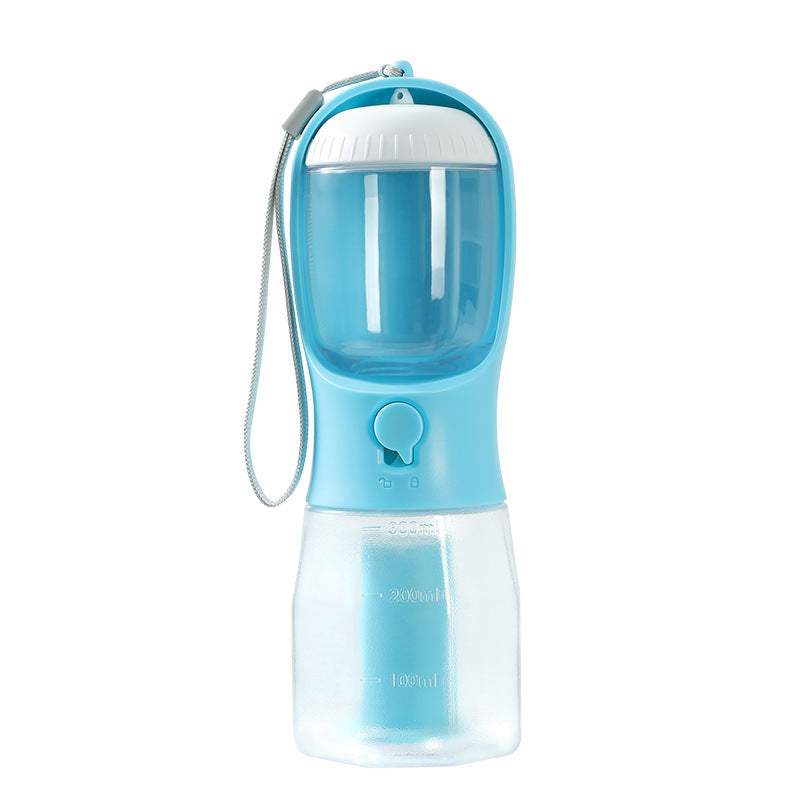 3-in-1 Pet Bottle – Water, Food & Waste Bags