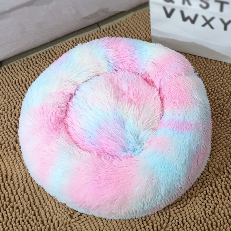Ultra-Soft Plush Pet Bed – Washable & Cozy Sleep