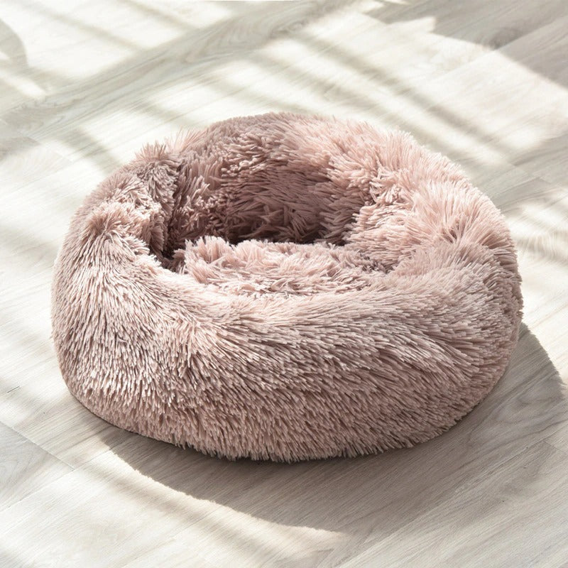 Ultra-Soft Plush Pet Bed – Washable & Cozy Sleep