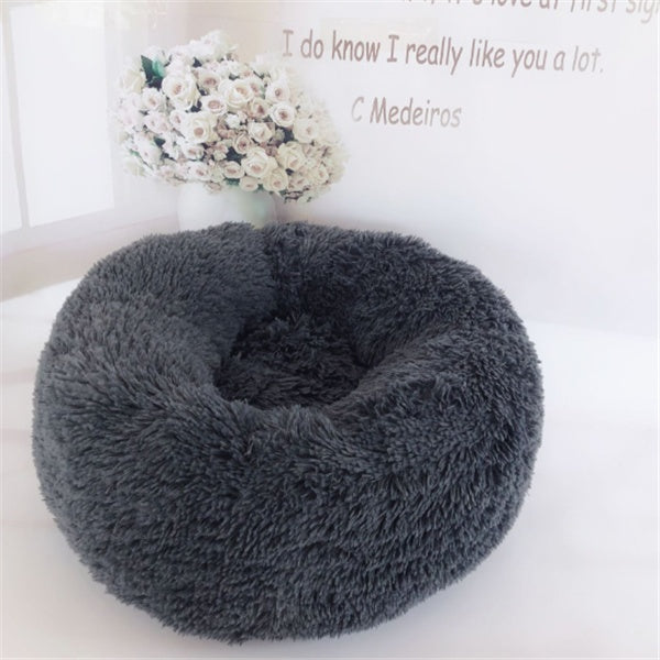 Fluffy Pet Bed – Warm, Soft & Non-Slip Comfort