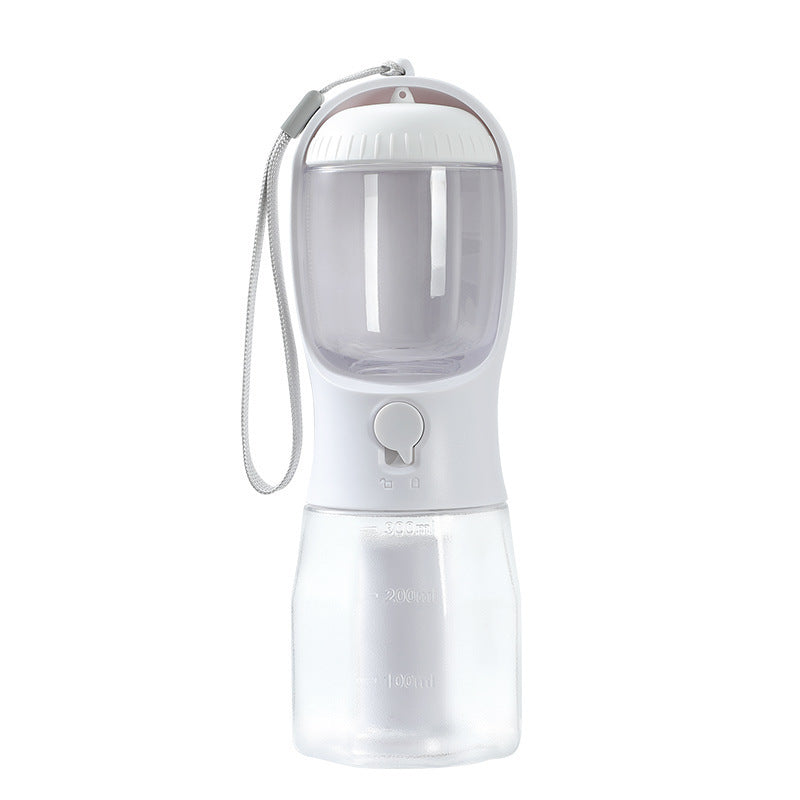 3-in-1 Pet Bottle – Water, Food & Waste Bags