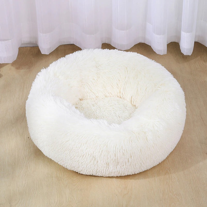 Ultra-Soft Plush Pet Bed – Washable & Cozy Sleep