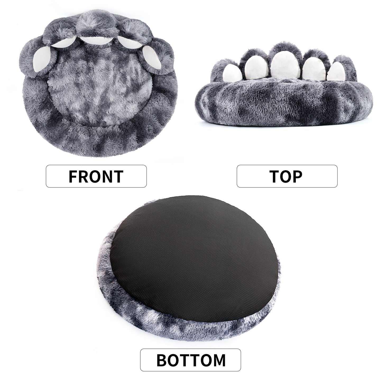 Bear Paw Pet Bed – Cozy, Cute & Plush Comfort