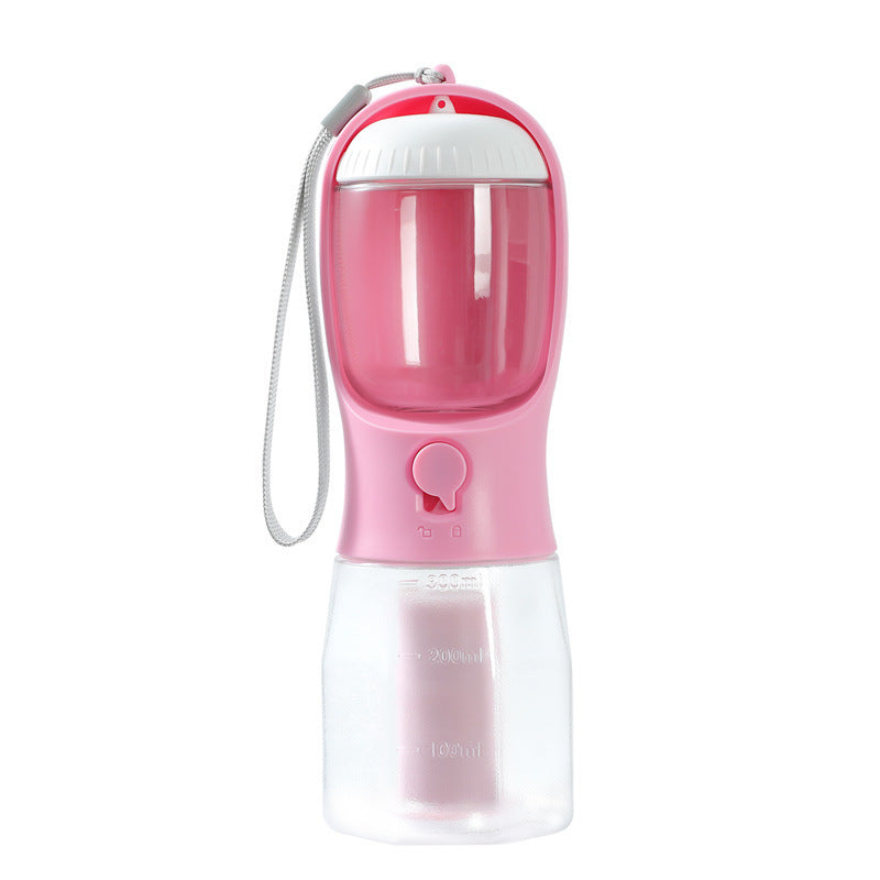 3-in-1 Pet Bottle – Water, Food & Waste Bags