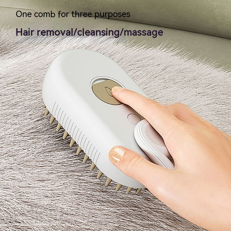 Steam Dog & Cat Brush – Easy Hair Removal